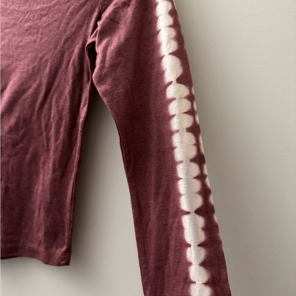 Kids Long Sleeve Maroon Shirt - Picture 3 of 4